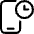 Phone Action Clock Icon from Ultimate Regular Set