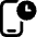 Phone Action Clock Icon from Ultimate Bold Set