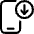 Phone Action Download Icon from Ultimate Regular Set