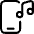 Phone Action Music Icon from Ultimate Regular Set