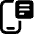 Phone Action Text Icon from Ultimate Bold Set