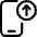 Phone Action Upload Icon from Ultimate Regular Set