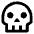 Human Skull Poisonous 1 Icon from Nova Line Set