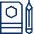 Pencil Diary Icon from Cyber Line Set