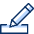 Pencil Textbox Icon from Cyber Duotone Set