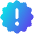 Badge Alert Icon from Core Gradient Set