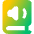 Book Audio Icon from Core Gradient Set