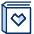 Book Favorite Heart Icon from Cyber Duotone Set