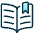 Book Open Bookmark Icon from Ultimate Duotone - Free Set