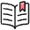 Book Open Bookmark Icon from Ultimate Colors - Free Set