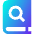 Book Search Find Icon from Sharp Gradient Set