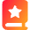 Book Star Bookmark Icon from Core Gradient Set