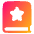 Book Star Bookmark Icon from Plump Gradient Set