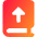 Book Upload Icon from Core Gradient Set