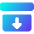 Box Archive File Icon from Core Gradient Set