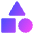 Content Categories Shapes Icon from Core Gradient Set