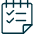 Notes Checklist Flip Icon from Ultimate Duotone - Free Set