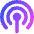 Podcast Wifi Hotspot Icon from Core Gradient Set