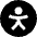 Accessibility Icon from Sharp Solid Set