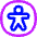 Accessibility Icon from Flex Neon Set