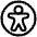 Accessibility Icon from Plump Line Set