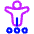 Accessibility Settings Options Icon from Plump Neon Set