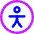 Accessibility Icon from Core Neon Set