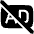 Ad Free Icon from Plump Solid Set