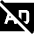 Ad Free Icon from Sharp Solid Set