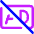 Ad Free Icon from Core Neon Set