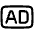 Ad Icon from Plump Line Set