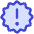 Badge Alert Icon from Core Duo Set