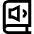 Book Audio Icon from Sharp Line Set