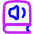 Book Audio Icon from Flex Neon Set