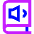 Book Audio Icon from Sharp Neon Set