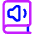 Book Audio Icon from Core Neon Set