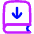 Book Download Icon from Flex Neon Set