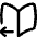 Book Flip Next Page Arrow Icon from Flex Line Set
