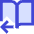 Book Flip Next Page Arrow Icon from Sharp Duo Set