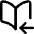 Book Flip Next Page Arrow Icon from Core Line Set