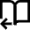 Book Flip Next Page Arrow Icon from Sharp Line Set