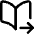 Book Flip Previous Page Arrow Icon from Core Line Set