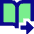 Book Flip Previous Page Arrow Icon from Sharp Pop Set