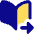 Book Flip Previous Page Arrow Icon from Core Pop Set