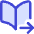 Book Flip Previous Page Arrow Icon from Core Duo Set