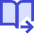 Book Flip Previous Page Arrow Icon from Sharp Duo Set