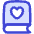 Book Heart Favorite Icon from Flex Duo Set