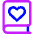 Book Heart Favorite Icon from Core Neon Set