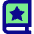 Book Star Bookmark Icon from Sharp Pop Set