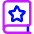 Book Star Bookmark Icon from Core Neon Set